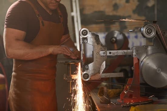 Man welding iron