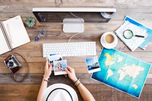 Travel planning on computer