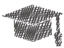 graduation cap - sketch