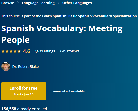 9 - 12 Free Online College Classes for Foreign Language