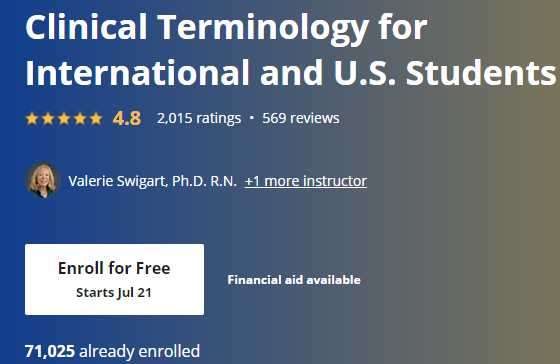 Free Online College Courses for Medicine and Health Care 11