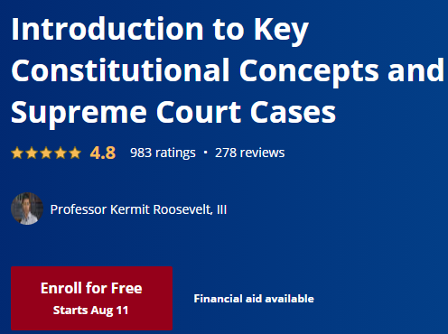 Free Online Law Courses