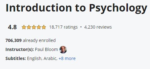 Top 12 Free Online Course for Psychology in 2021 - 2