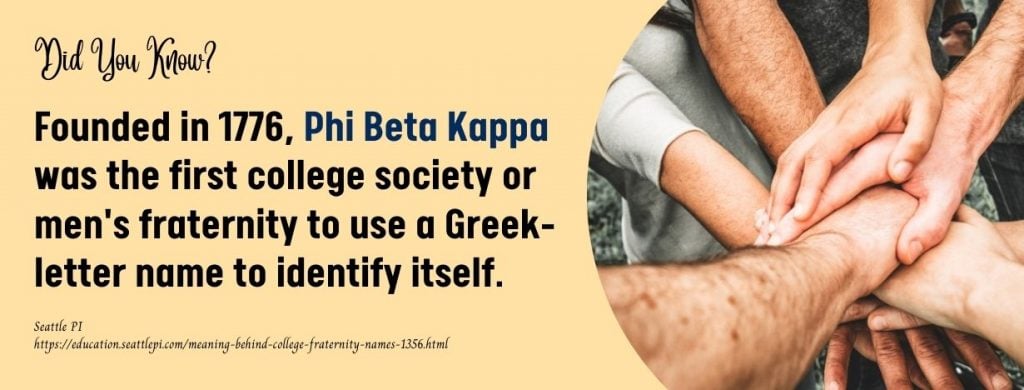 college fraternities - fact