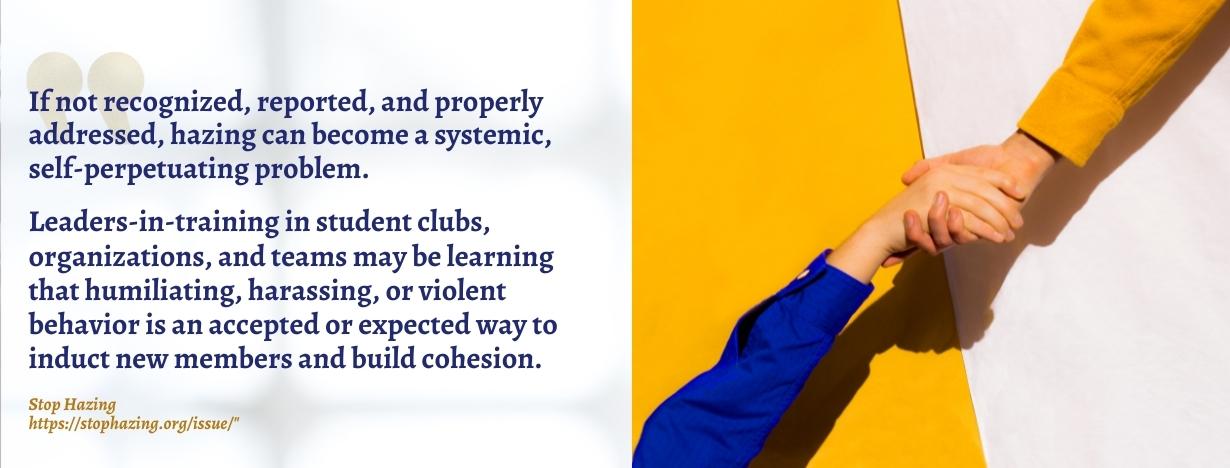 College Strong Hazing Rules - fact