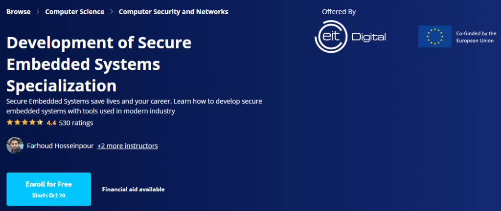 Development of Secure Embedded Systems