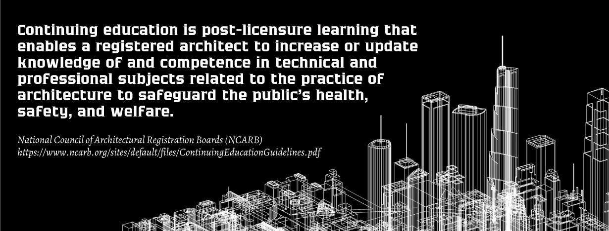 Free Continuing Education (CE) Courses for Architects - fact
