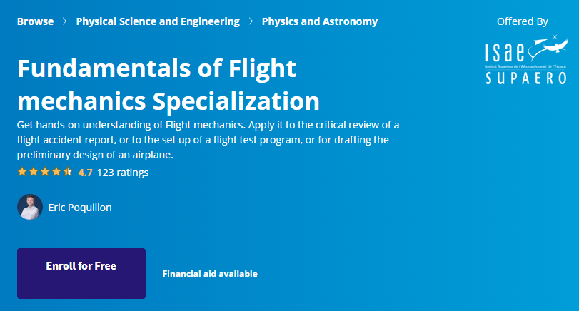 Fundamentals of Flight Mechanics Specialization