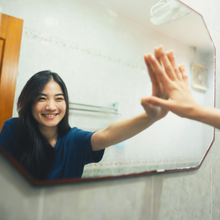 Engage in positive self-talk and realistic thinking