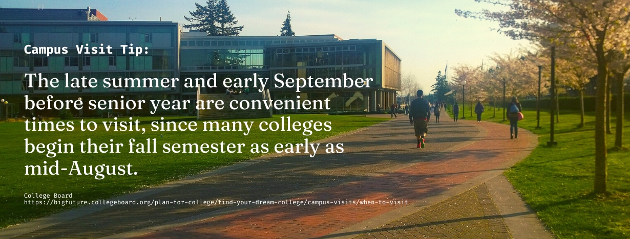 Visiting College Campuses - fact