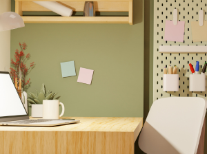 Decorate or install something that can be taken down easily. - Image