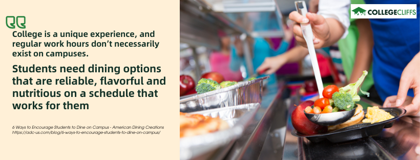 Colleges with the Best Campus Food Options - fact