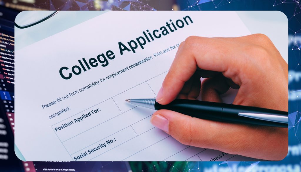 college application and AI